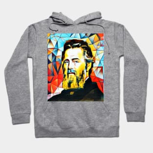 Herman Melville Abstract Portrait | Herman Melville Abstract Artwork 15 Hoodie